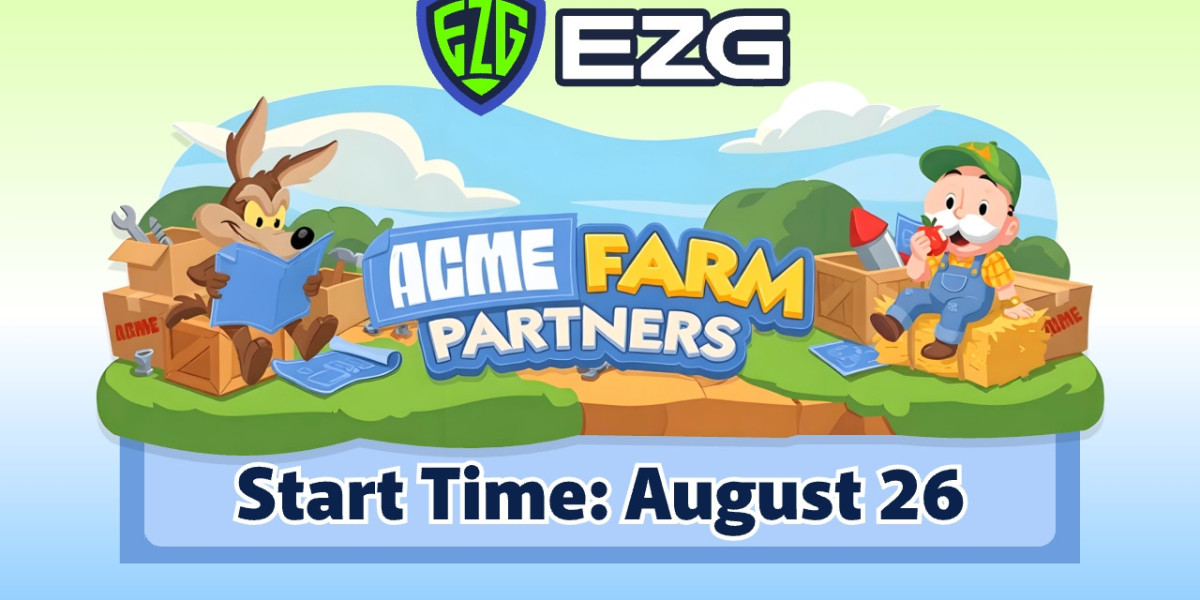 EZG.com | Monopoly Go August Golden Blitz & ACME FARM: Grab Cheap Service